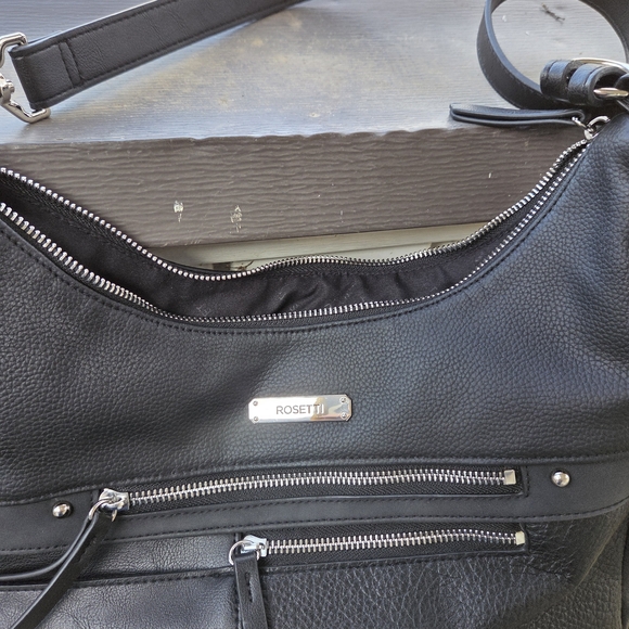 Rosetti Classic Black Hobo Bag - Picture 2 of 5